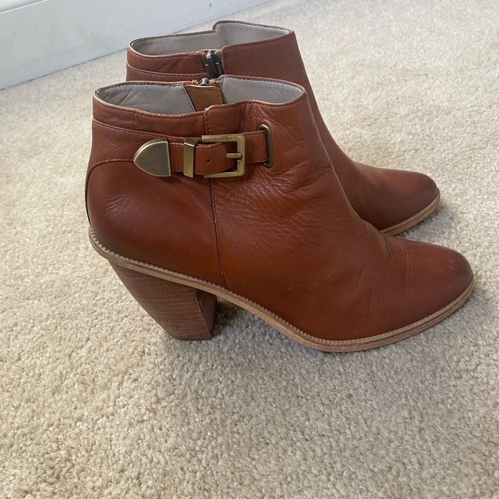Hinge for Anthropologie leather boots